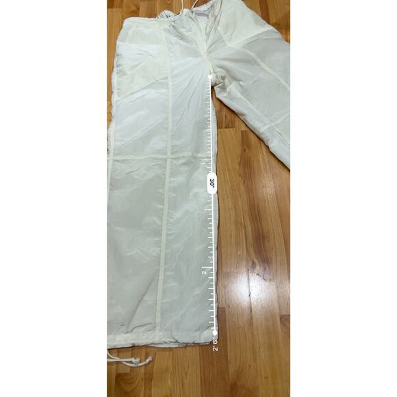 Wild Fable Mid-Rise Wide Leg Parachute Pants - Light Beige Women's S - Picture 5 of 5